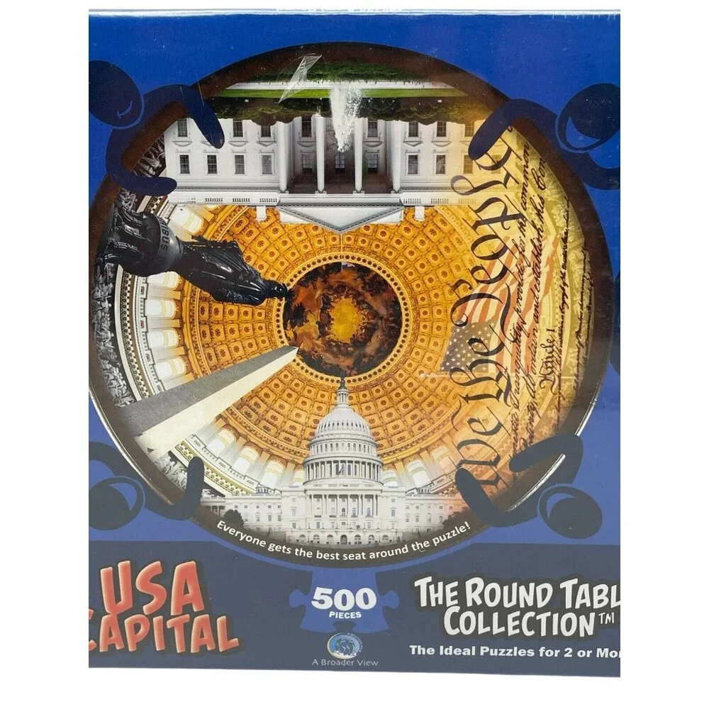 Round Table Puzzle‎ - USA Capital (500 Piece) 19